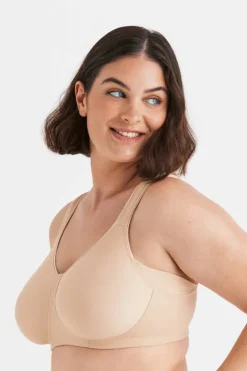 Miss Mary Bra|Non-Wired Bras|Stay Fresh Soft Comfort bra Beige